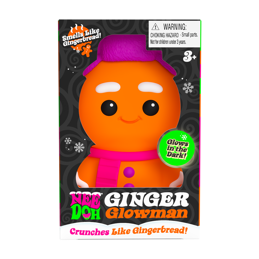 Glow-In-The-Dark Gingerbread Squish